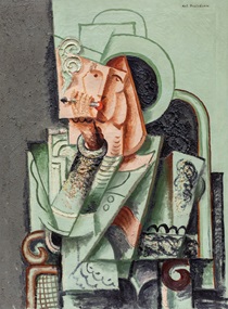 Procházkův kubistický obraz Dáma s cigaretou se v Praze vydražil za 26,3 mulionu