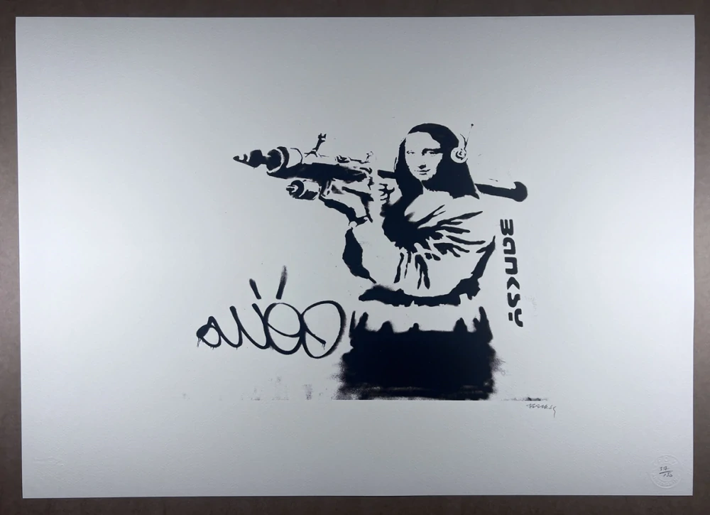 Obraz | Banksy | Mona Lisa Bazooka