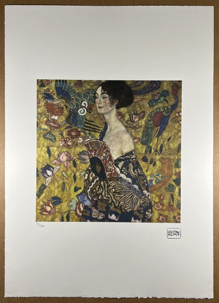 Obraz | Gustav Klimt | Dáma s vějířem