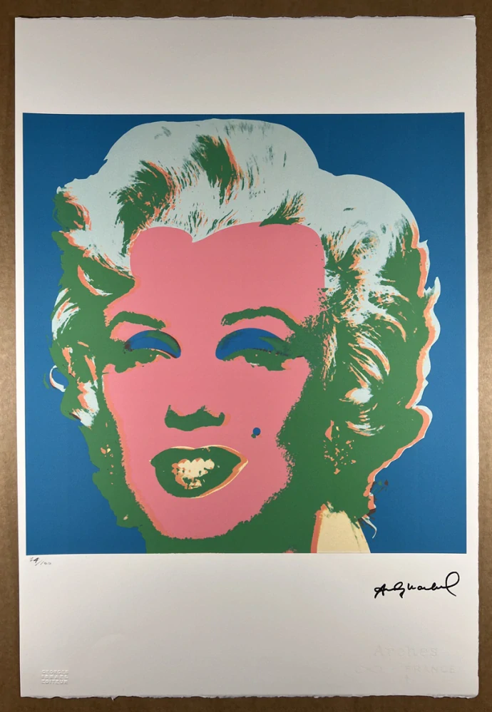 Obraz | Andy Warhol | Marilyn | modrá
