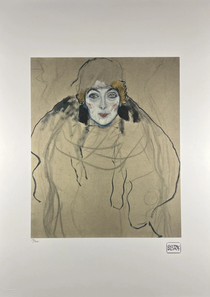 Obraz | Gustav Klimt | Nedokončený portrét