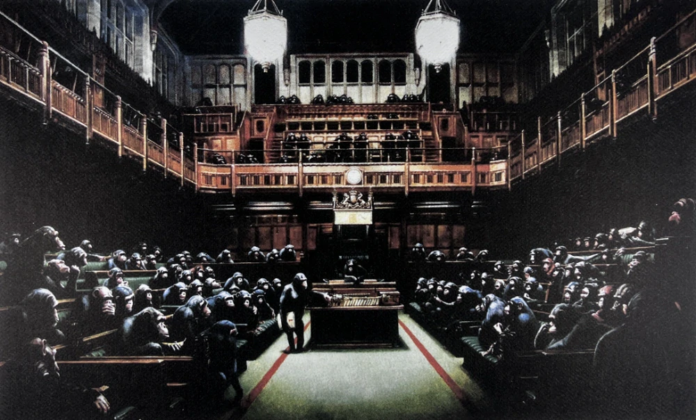 Obraz | Banksy | Devolved Parliament