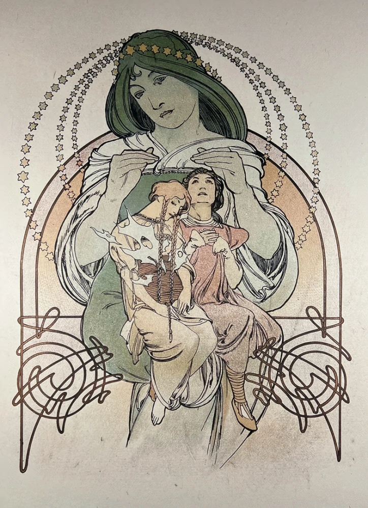 Obraz | Alfons Mucha | Illustration from 'Ilsee, Princess de Tripoli'