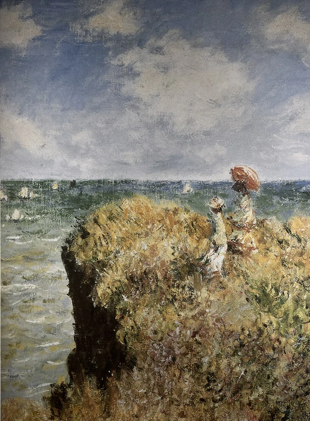 Obraz | Claude Monet | Útesy v Pourville