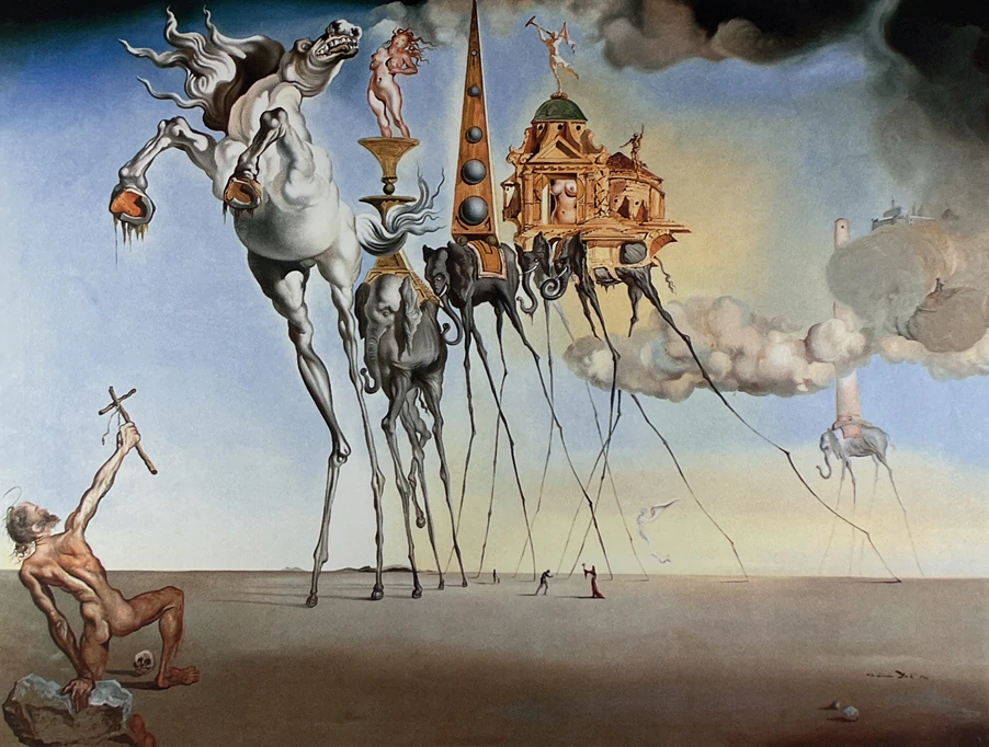 Obraz | Salvador Dalí | Pokušení sv. Antonína