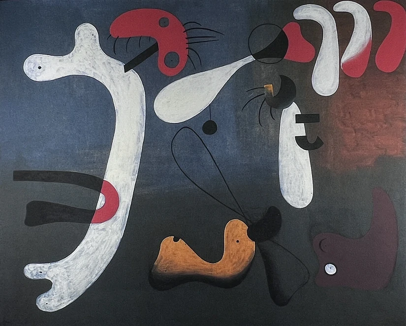 Obraz | Jean Miró | Objekty v krajině