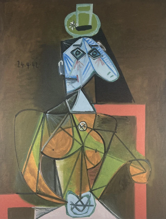 Obraz | Pablo Picasso | Žena v klobouku