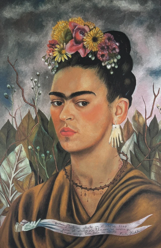 Obraz | Frida Kahlo | Autoportrét s květinovou čelenkou