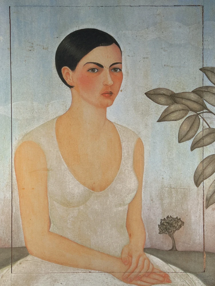 Obraz | Frida Kahlo | Autoportrét v bílých šatech