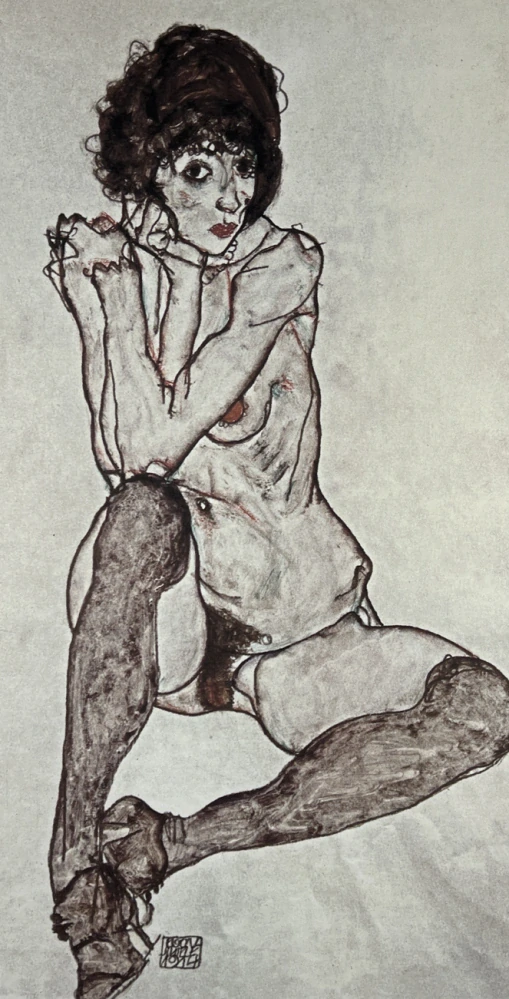 Obraz | Egon Schiele | Akt