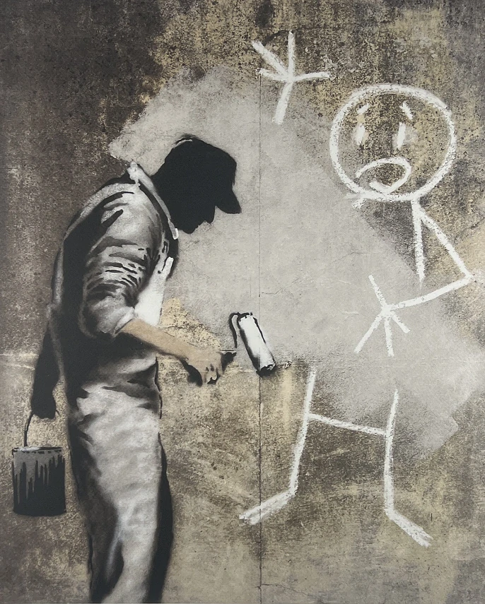 Obraz | Banksy | The gray ghost