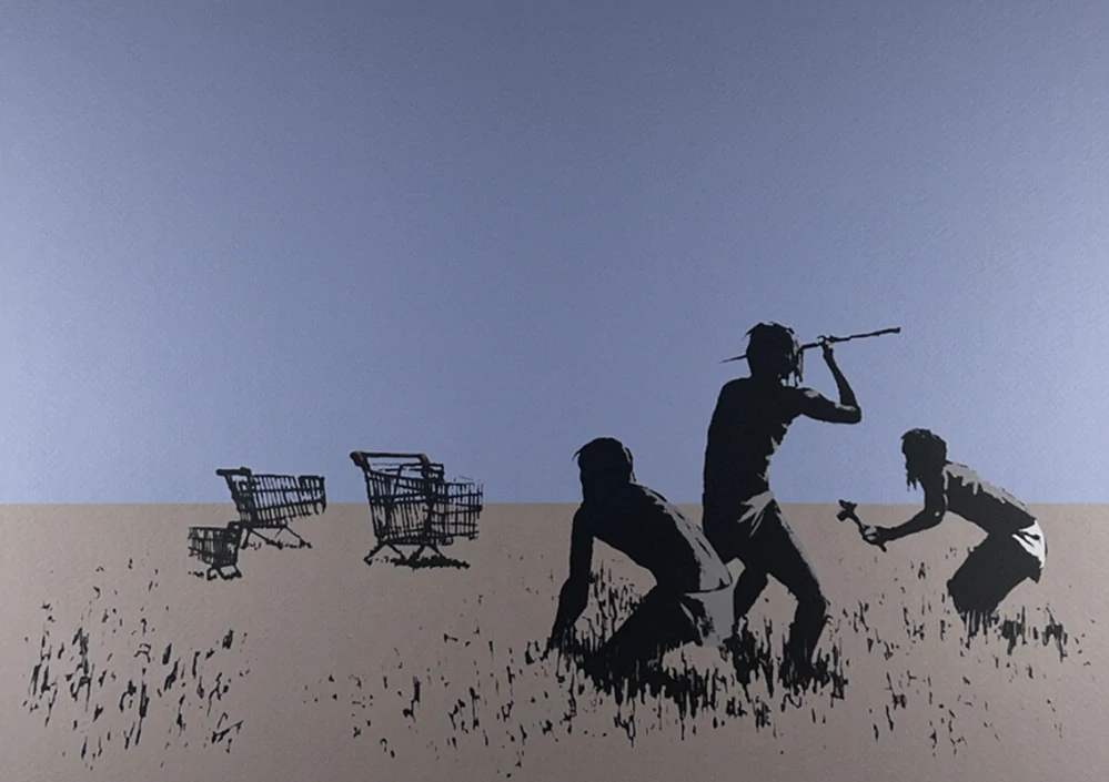 Obraz | Banksy | Trolleys | barevné