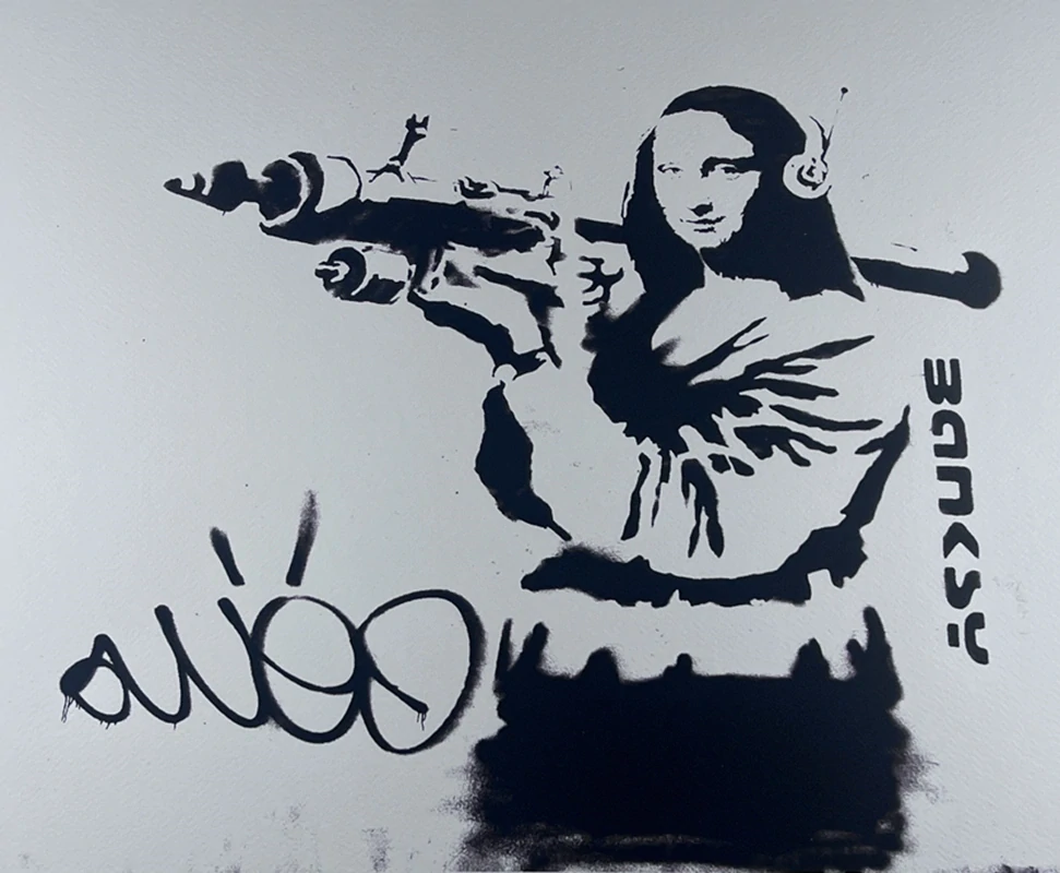 Obraz | Banksy | Mona Lisa Bazooka