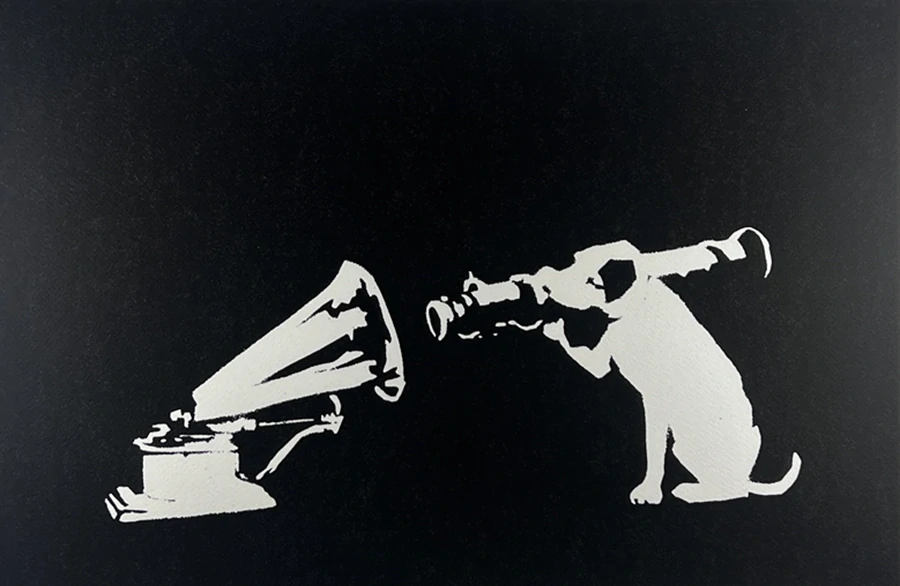 Obraz | Banksy | HMV (His Master's Voice)