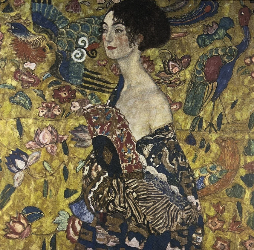 Obraz | Gustav Klimt | Dáma s vějířem