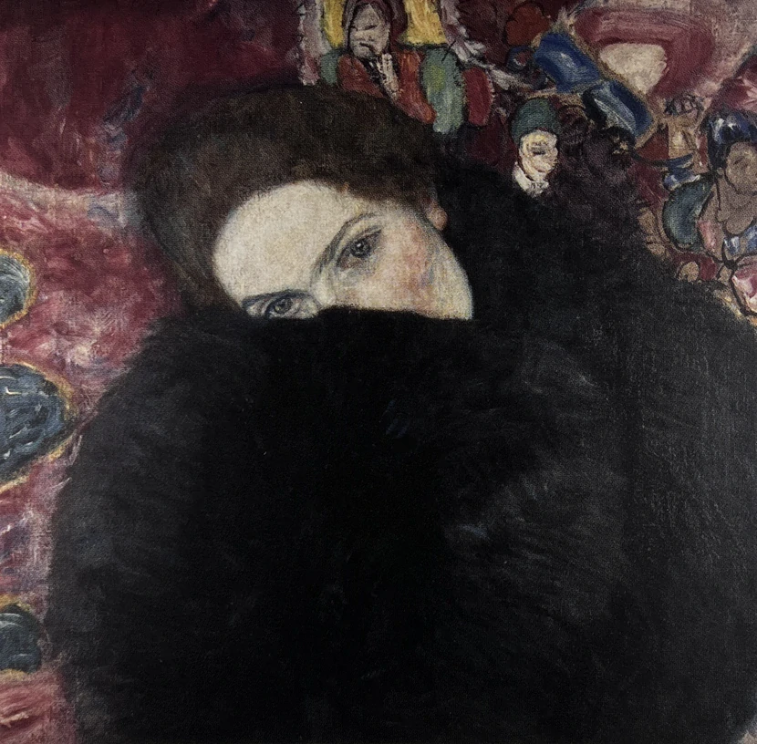 Obraz | Gustav Klimt | Dáme s rukávníkem