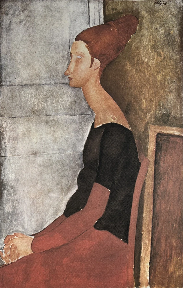 Obraz | Amedeo Modigliani | Žena s drdolem