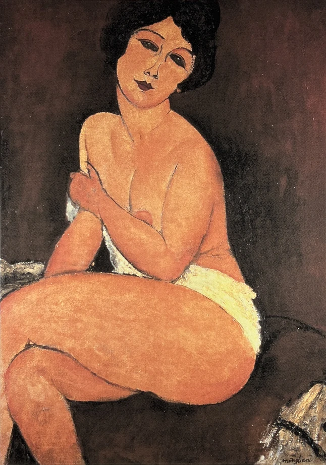 Obraz | Amedeo Modigliani | Sedící akt