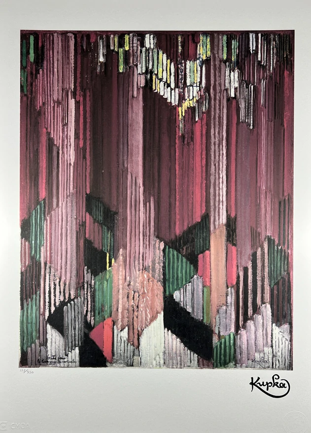 Obraz | František Kupka | Estudio para el lenguaje de as verticales