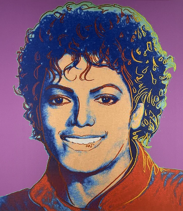 Obraz | Andy Warhol | Michael Jackson | fialová