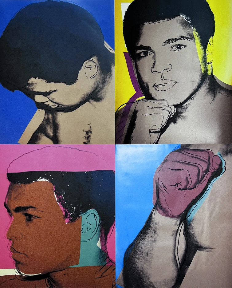 Obraz | Andy Warhol | Muhammad Ali 4x