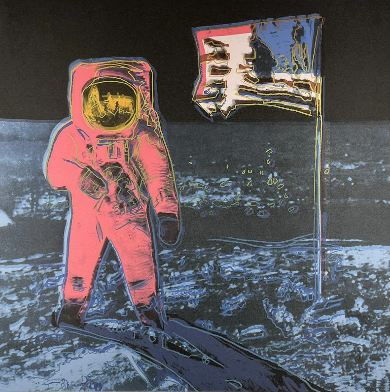 Obraz | Andy Warhol | Moonwalker | růžová