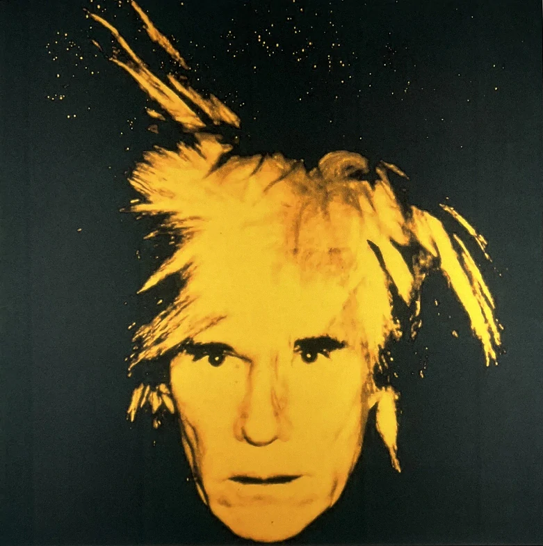 Obraz | Andy Warhol | Autoportrét | žlutá