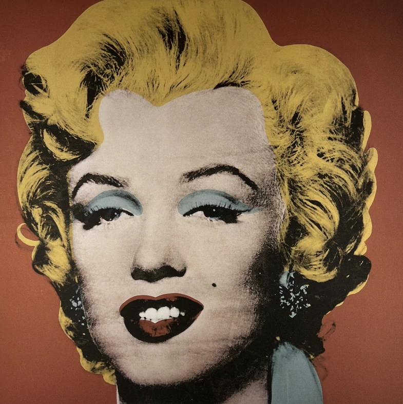 Obraz | Andy Warhol | Marilyn | hnědý okr