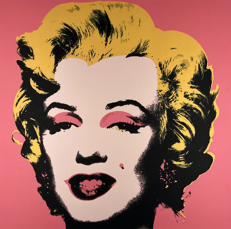 Obraz | Andy Warhol | Marilyn | růžová