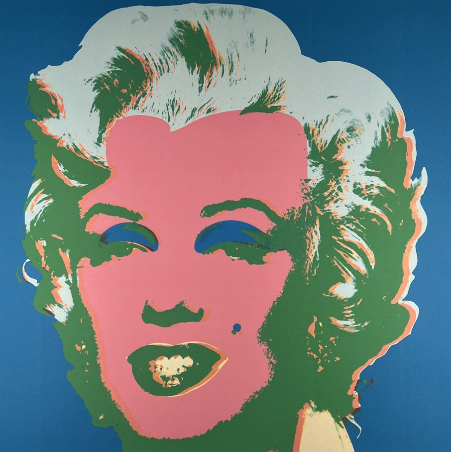 Obraz | Andy Warhol | Marilyn | modrá