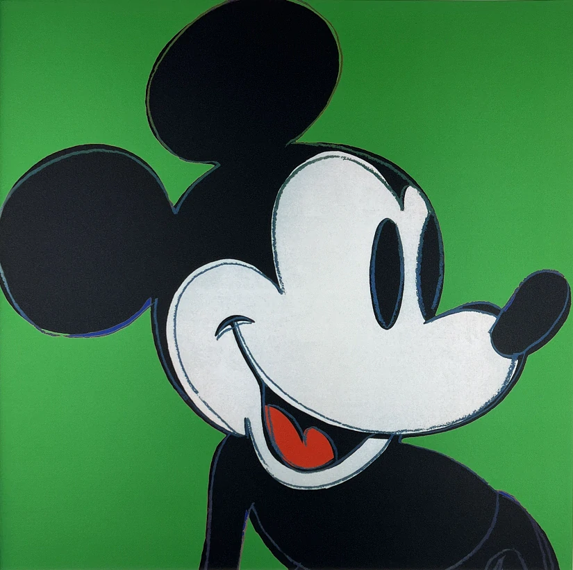 Obraz | Andy Warhol | Mickey | zelená