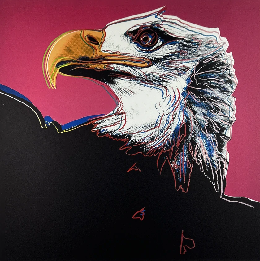 Obraz | Andy Warhol | Orel bělohlavý | růžová