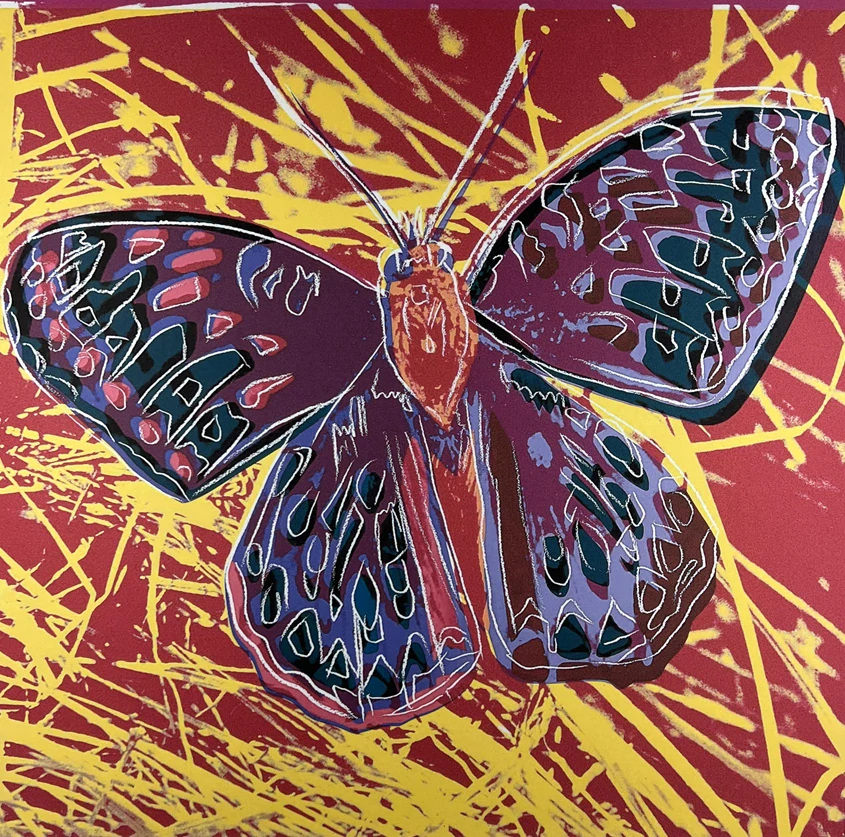 Obraz | Andy Warhol | San Francisco silverspot | žlutá