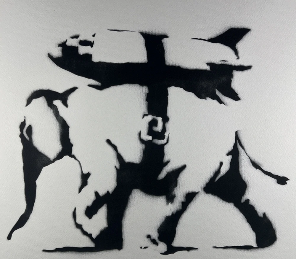 Obraz | Banksy | Bombový slon
