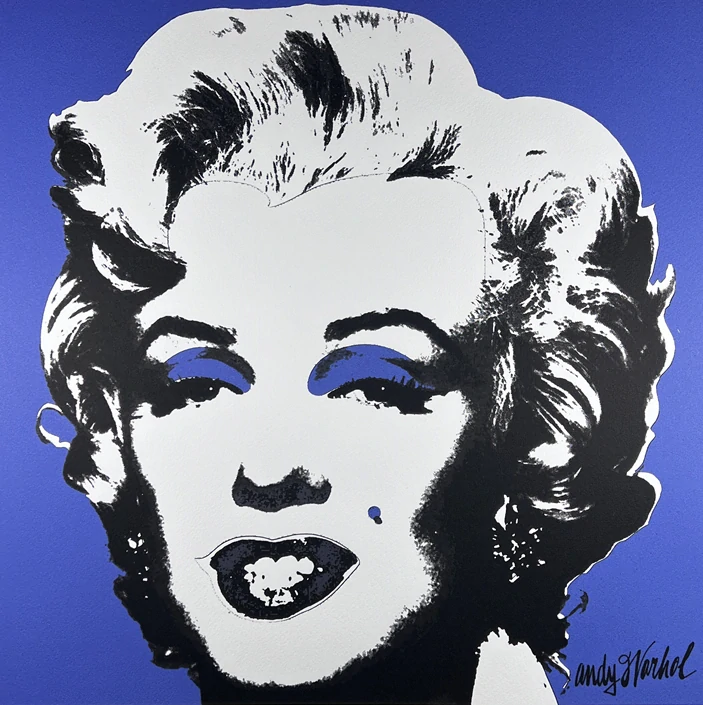 Obraz | Andy Warhol | Marilyn | modrá