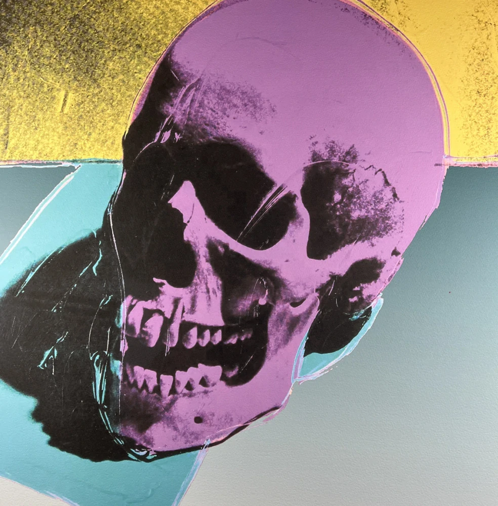 Obraz | Andy Warhol | Skull | růžová
