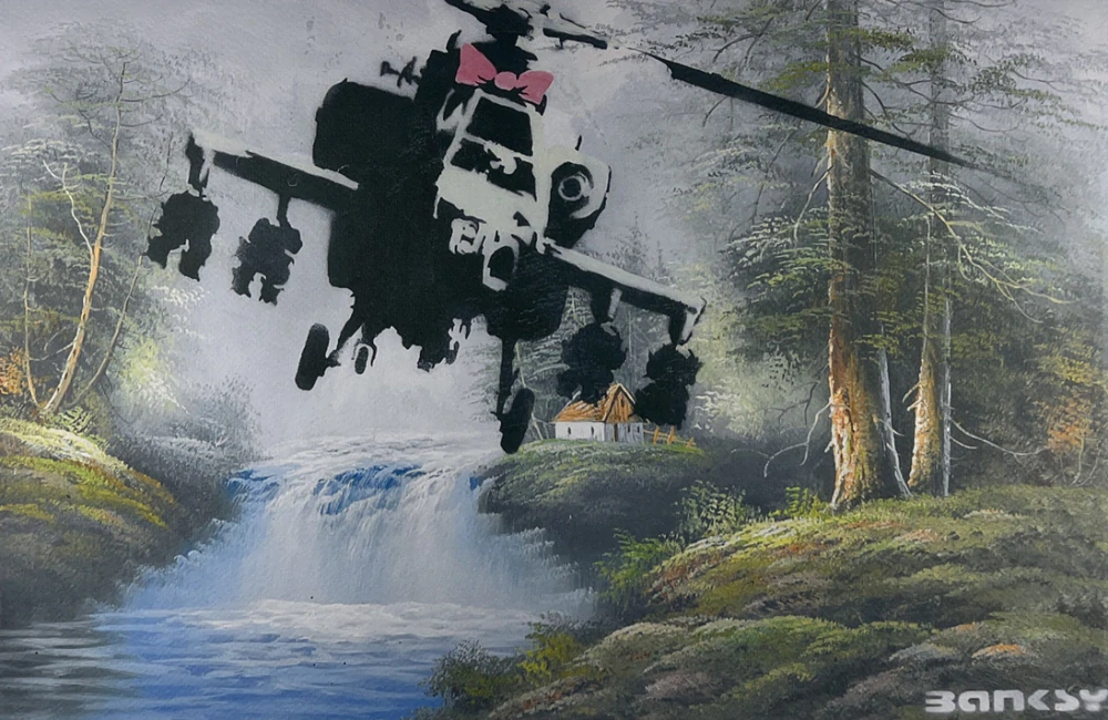 Obraz | Banksy | Helicopter
