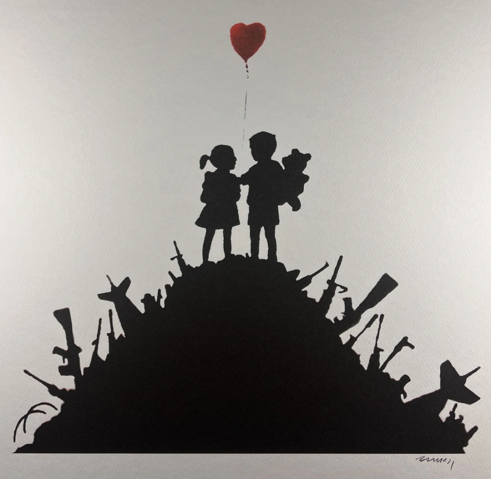Obraz | Banksy | Kids on Guns