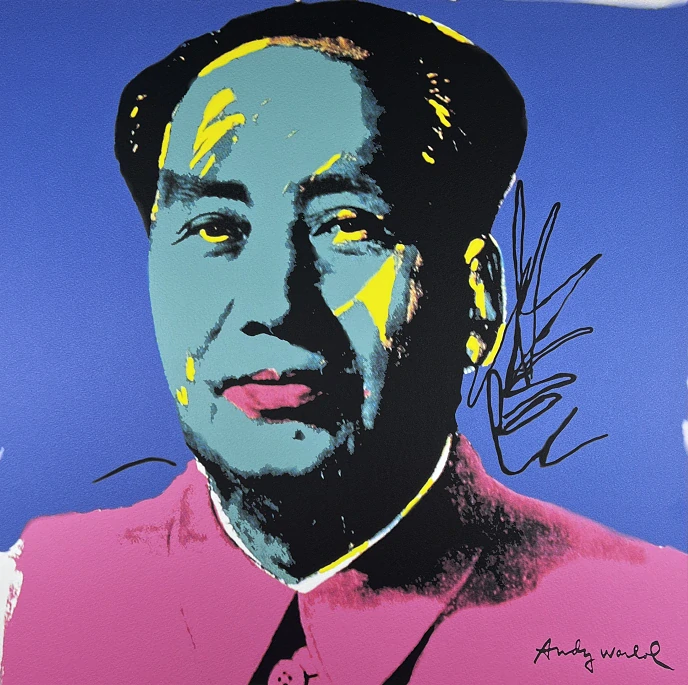 Obraz | Andy Warhol | Mao | tyrkysová