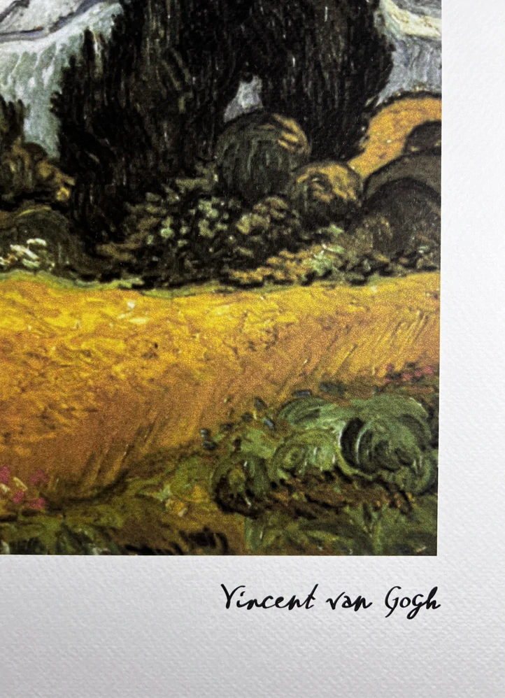 Obraz | Vincent van Gogh | Pole s cypřiši