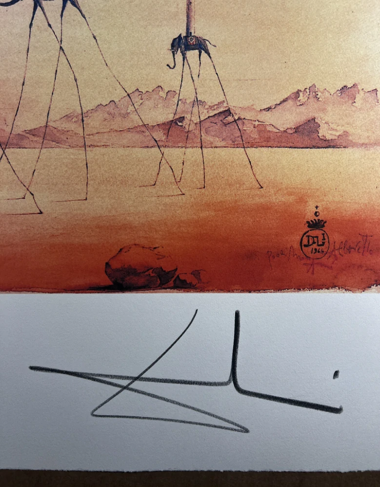 Obraz | Salvador Dalí | Elephants Giraffe I