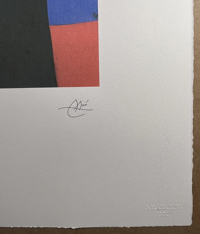 Obraz | Jean Miró | Katalánský vesničan za svitu měsíce