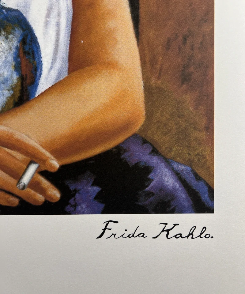 Obraz | Frida Kahlo | Autoportrét s papouškama