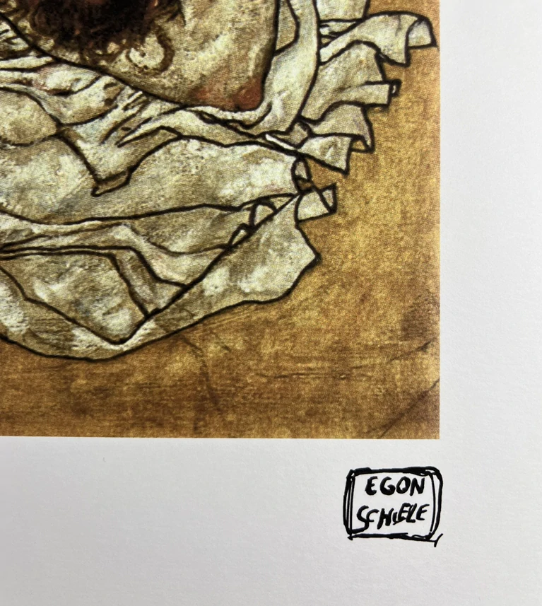 Obraz | Egon Schiele | Ležící žena