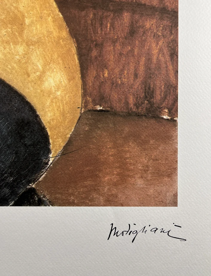 Obraz | Amedeo Modigliani | Žlutý svetr