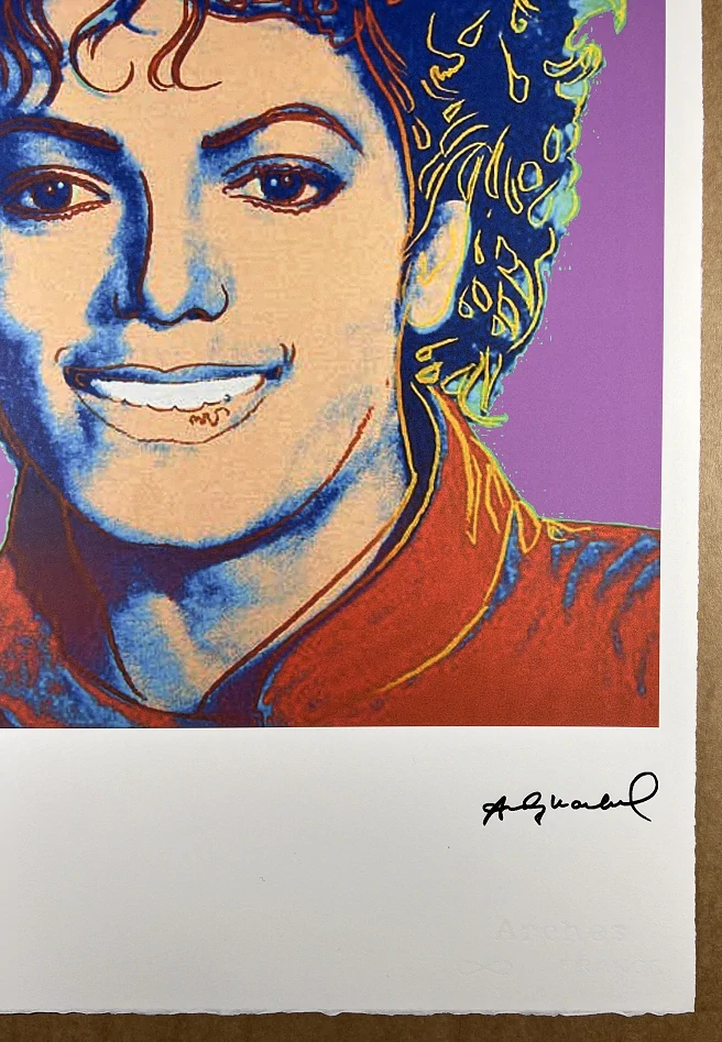 Obraz | Andy Warhol | Michael Jackson | fialová
