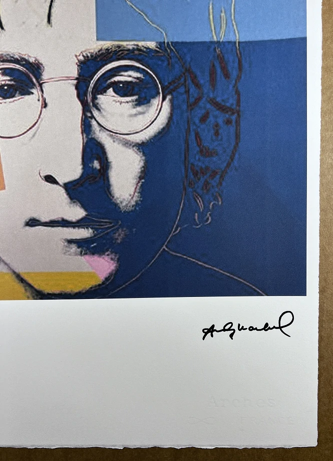 Obraz | Andy Warhol | John Lenon | modrá