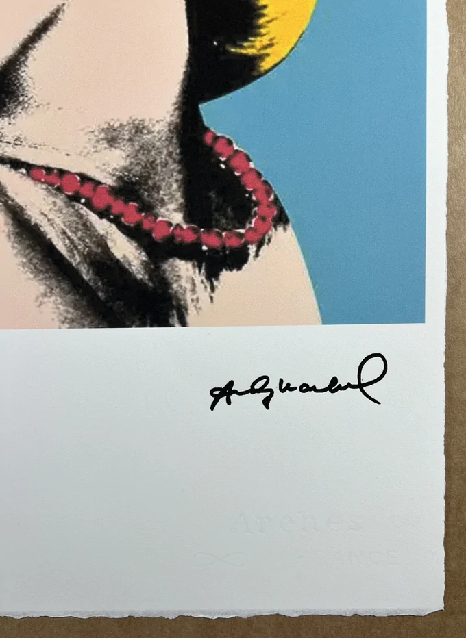 Obraz | Andy Warhol | Marilyn s náhrdelníkem | tyrkysová