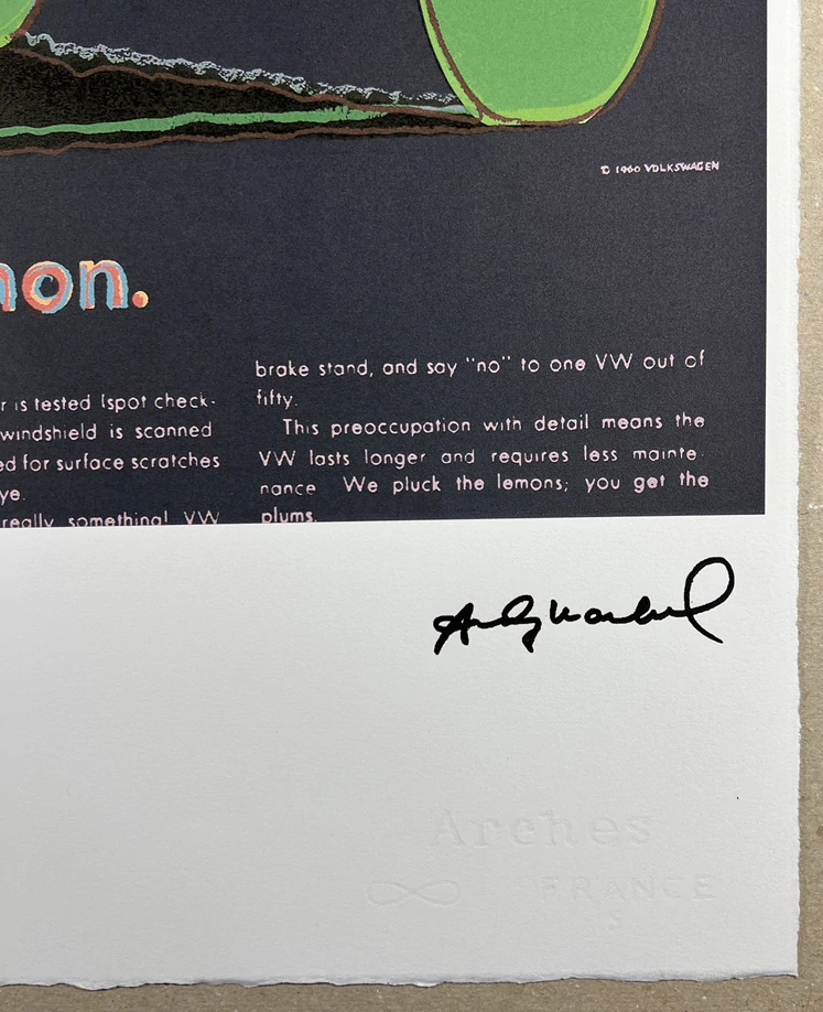 Obraz | Andy Warhol | Volkswagen