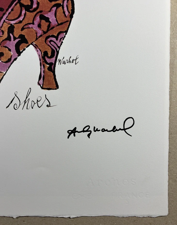 Obraz | Andy Warhol | Shoe and Leg
